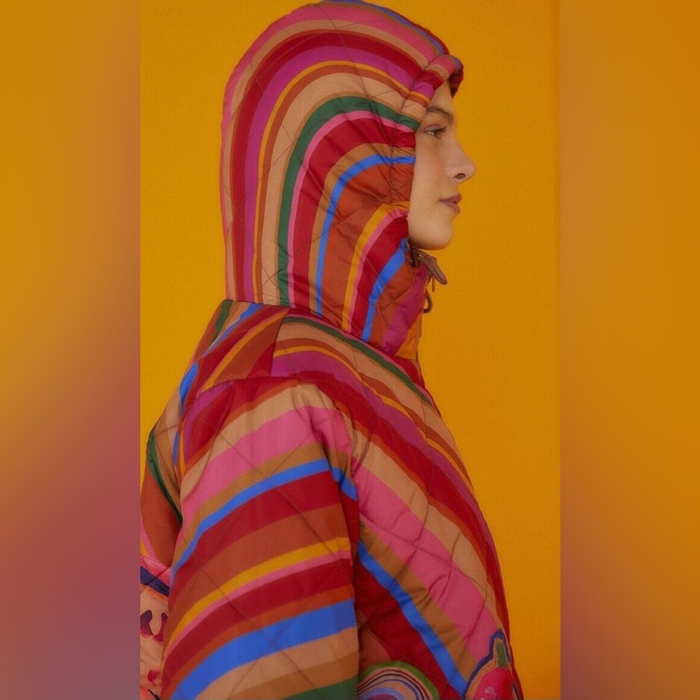 FARM Rio Lisa Reversible Puffer Jacket - Picture 13 of 15